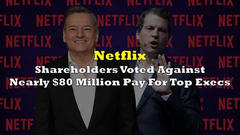 Netflix shareholders speak. Company execs shrug